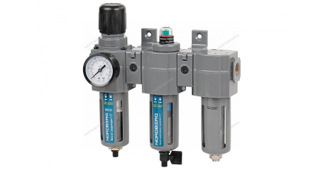Фильтр воздушный с редуктором NORDBERG NP8235 (5 мкм + фильтр тонкой очистки, 0,01 мкм + осушитель 1/2