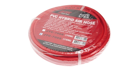 Шланг пневматический ПВХ JTC 7009 (8х12 мм, L=15 м, штуцер 1/4'')