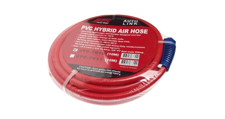 Шланг пневматический ПВХ JTC 7010 (9,7х15,5 мм, L=10 м, штуцер 3/8'')