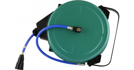 Шланг пневматический на автокатушке Jonnesway JAZ-0001B (8.0х12.0 мм, 15 м)