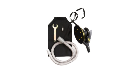 Шлифмашина полировальная пневматическая ROSSVIK RT-2133S-6 (150 мм, 10000 об/мин, с отсосом)