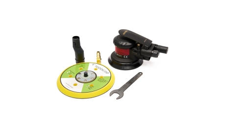 Шлифмашина полировальная пневматическая ROSSVIK RT-2151-C (150 мм, 12000 об/мин, эксцентрик, с отсосом)