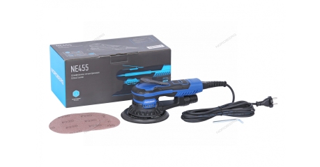 Шлифмашина эксцентриковая NORDBERG NE455 (5 мм, диск 150 мм, 4000-10000 об/мин, 350 Вт)