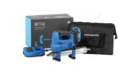 Шприц аккумуляторный для густой смазки NE774K (420 мл)