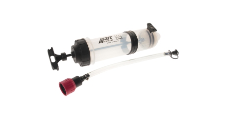 Шприц плунжерный маслозаливной JTC 5534 (1500 мл, 90x360 мм, полипропилен)