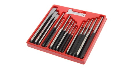 Набор зубил и выколоток 16 предметов в кейсе JTC