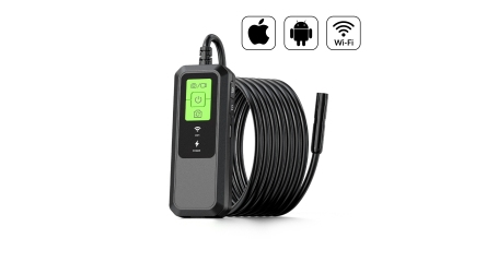 Видеоэндоскоп WIFI, 3.5Мп, 2560x1440, 3м, 7.9 мм зонд iCartool IC-V803