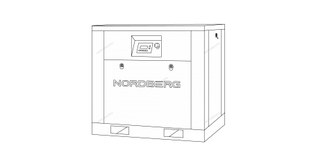 Компрессор винтовой NORDBERG NCN10, 7,5 кВт, 10 бар, 850 л/мин, без ресивера
