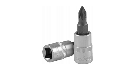 114601 Насадка торцевая 1/4"DR с вставкой-битой POZIDRIVE®, PZ1