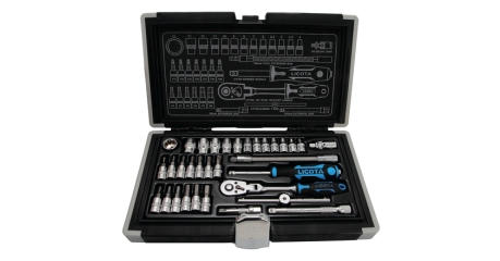 Licota ALK-0003P Набор торцевых головок 1/4" 33пр spline