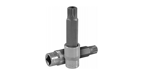 121716T Насадка торцевая 1/2"DR с вставкой-битой TAMPERPROOF SPLINE, M16H, 100 мм