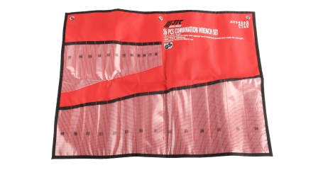 Сумка для ключей комбинированных JTC-AE2426SZ, 6-32 мм, 26 ячеек (скрутка)