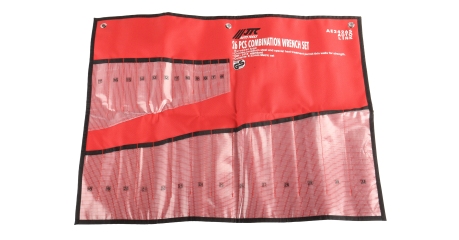 Сумка для ключей комбинированных JTC-AE2426SZ, 6-32 мм, 26 ячеек (скрутка)