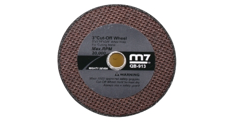 Круг отрезной 100 мм для пневматической отрезной мини машины QC-234 MIGHTY SEVEN QB-914