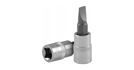 138555 Насадка торцевая 3/8"DR с вставкой-битой шлицевой, SL5.5