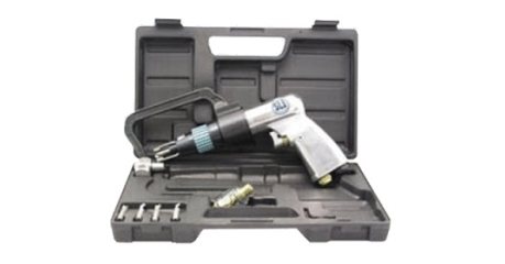 Пневмодрель для высверливания точечной сварки в пластиковом кейсе с набором фрез sumake, ST-6654K