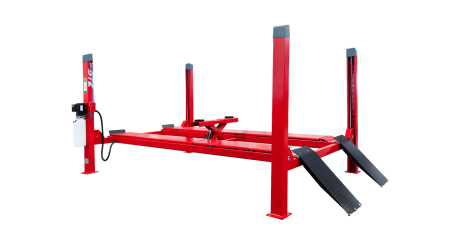 Подъемник электрогидравлический 4т 4-х стоечный 220В (ручной спуск) GTE-4301