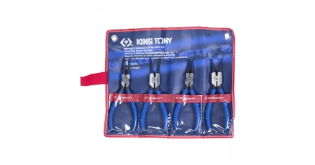 Набор съемников стопорных колец, 4 предмета KING TONY 42114GP