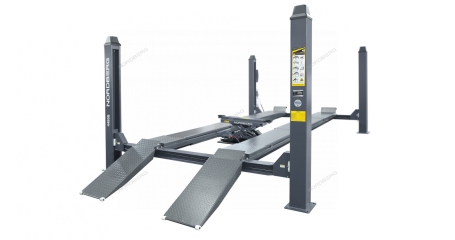 Подъемник четырехстоечный NORDBERG 4450_MG(M), 5 т, c ручной траверсой 3 т N433, для сход-развала, механическое снятие