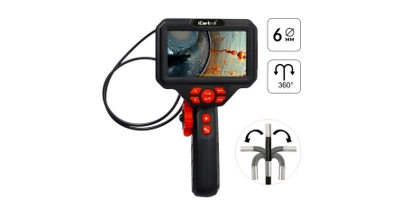 Видеоэндоскоп управляемый, экран 5