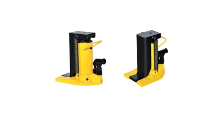 ТЕХРИМ ДА30П140 Домкрат гидравлический с низким подхватом (бутылочного типа, серия 0110) ДА30П140; 30 тонн, ход 140 мм