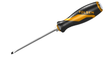 Отвертка шлицевая GRIPro", Slotted 6,5 мм, 150 мм, силовая TOLSEN TT20115"""