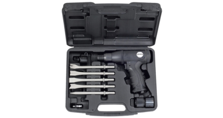 Licota PAH-20033RK Пневматический молоток композитный набор в кейсе 10 пр. Энерг. уд. 9Дж