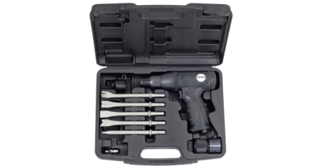 Licota PAH-20033RK Пневматический молоток композитный набор в кейсе 10 пр. Энерг. уд. 9Дж