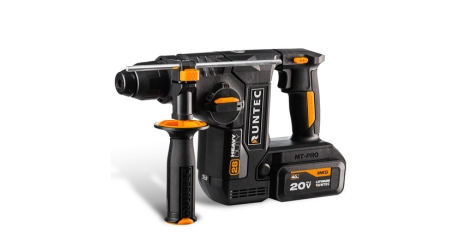 Перфоратор аккумуляторный RUNTEC PRO RT-EH850 (2,9 Дж, 20 В, 2*4 Ач, 850 Вт)