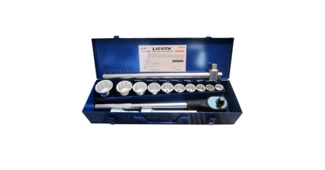 Licota ALT-6001W Набор торцевых головок 3/4", 12гр., 22-50 мм, 15пр.