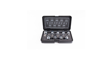 Licota TBS-12185A Набор головок 1/2" с шестигранными вставками 4-17 мм 9пр.