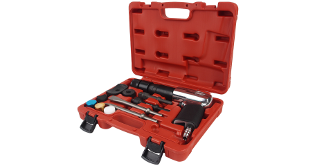 Молоток пневматический с набором зубил JTC 7748 (2100 уд/мин.,12 предметов)