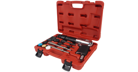 Молоток пневматический с набором зубил JTC 7748 (2100 уд/мин.,12 предметов)