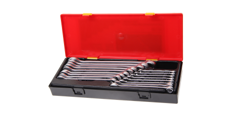 Набор ключей комбинированных JTC K6174 (6-24 мм, 17 предметов в кейсе)