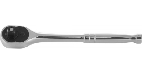 281401 Рукоятка трещоточная 1/4"DR, металлическая ручка, 72 зубца