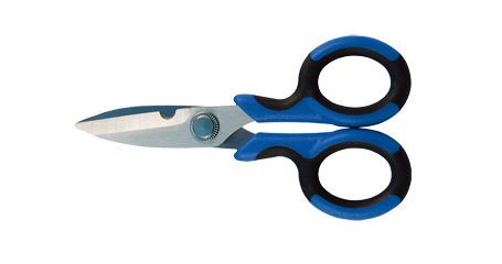 Ножницы электрика 145 мм, для работы с проводами KING TONY 6AB12-55