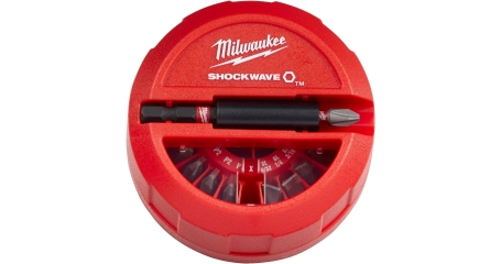 Биты Milwaukee Shockwave 15шт в пластиковом кейсе (4932430904)