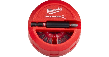 Биты Milwaukee Shockwave 15шт в пластиковом кейсе (4932430904)