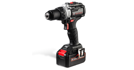 Дрель-шуруповерт ударная аккумуляторная RUNTEC TECHNIC RT-ID100T (13 мм, 20 В, 2*4 Ач, 100 Нм)