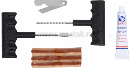 Набор для ремонта бескамерных шин, 6 предметов МАСТАК 109-40005