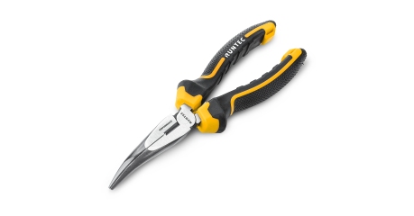 Длинногубцы RUNTEC RT-PLR03200 изогнутые, 200 мм