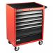RUNTEC RTEC-7R Тележка инструментальная 7 полочная ECO красная