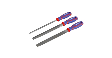 Напильники 200мм 3шт набор WP201702 WORKPRO