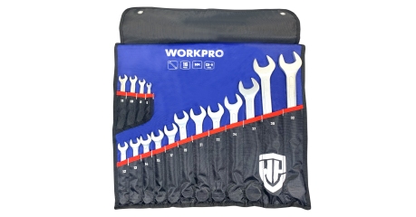 Ключи комбинированные набор 16шт (6-32мм) WP202503 WORKPRO