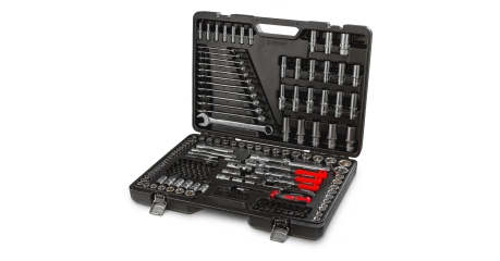 Набор ручных инструментов RUNTEC TECHNIC RT-HT216T (216 предметов), 1/2", 3/8", 1/4"