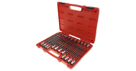 Набор головок JTC 7024 (с насадкой, 24 предмета в кейсе)