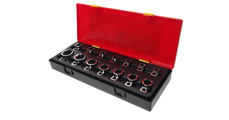 Набор насадок разрезных JTC K6145 (3/8, 14 предметов в кейсе)