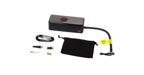 Портативный автомобильный компрессор аккумуляторный GTE-AI1701 (19 л/мин, 2х1,8Ач)