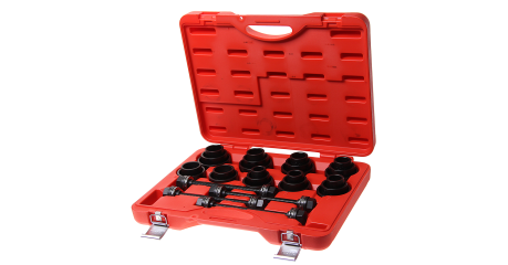 Набор для демонтажа/монтажа сайлентблоков и подшипников универсальный JTC 6975 (29 предметов)