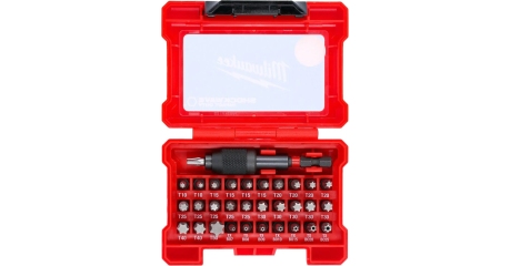 Биты Milwaukee Shockwave 32шт в пластиковом кейсе (4932471586)